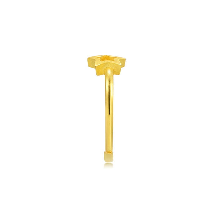 Love Décodé - 999.9 Gold Pentagram Ring | 90219R(~0.063 tael