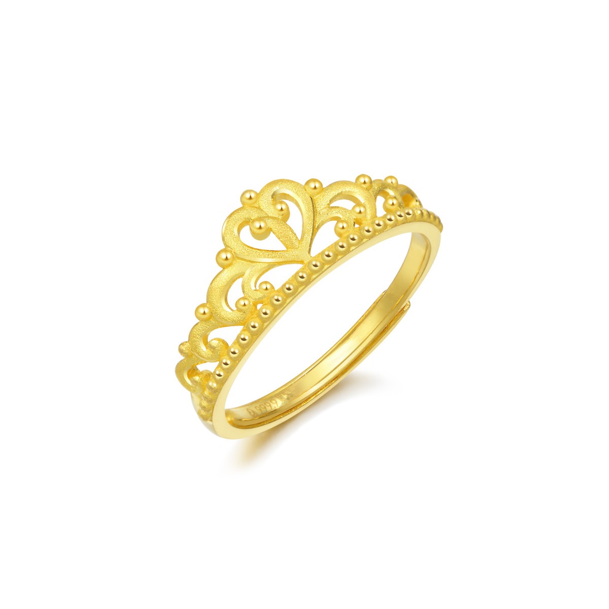 Love Décodé 999.9 Gold Crown Ring | Chow Sang Sang Jewellery eShop