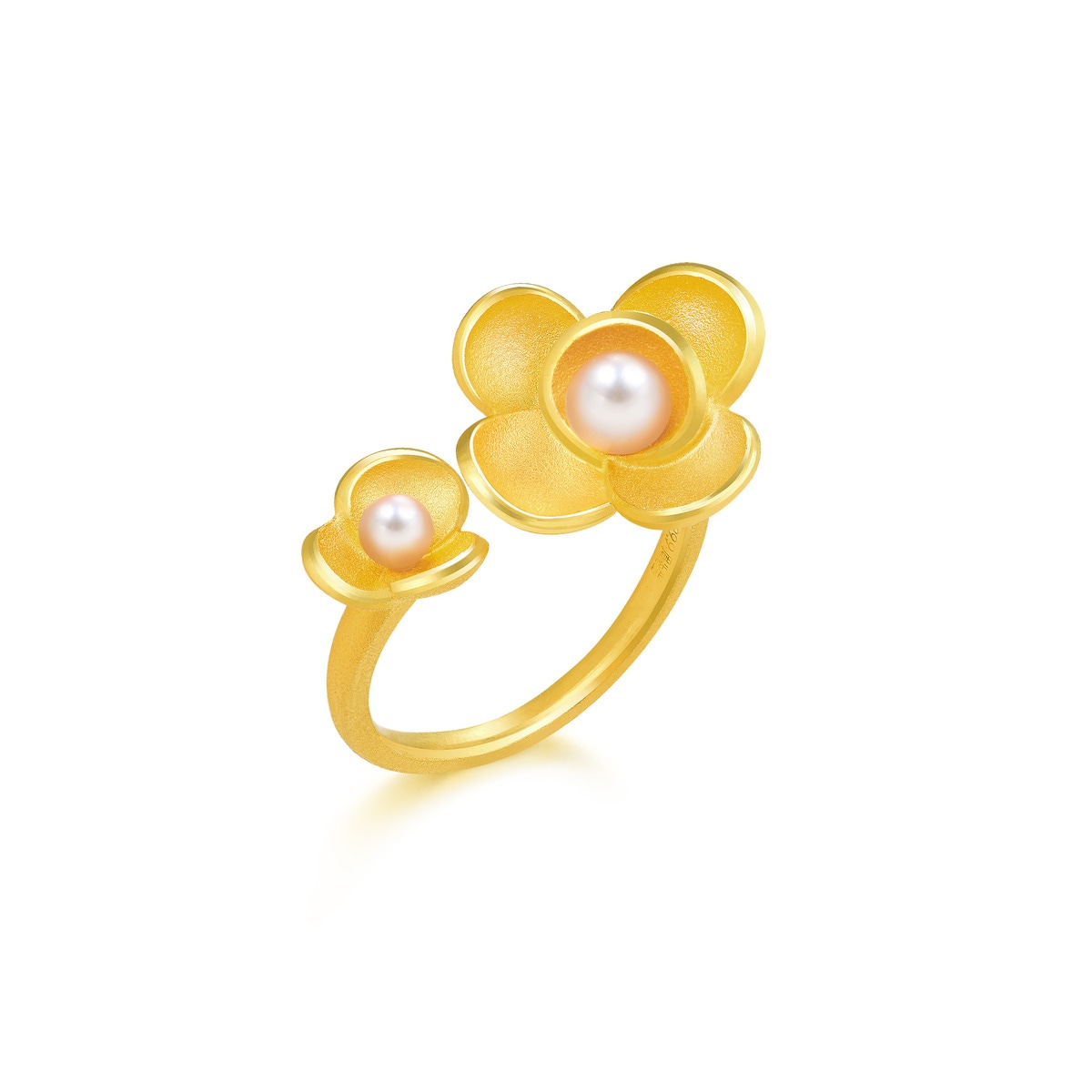 Chinese Wedding Collection 'Floral' 999.9 Gold Ring | Chow Sang Sang ...