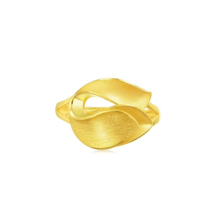 Chinese Wedding Collection - 'Floral' 999.9 Gold Ring