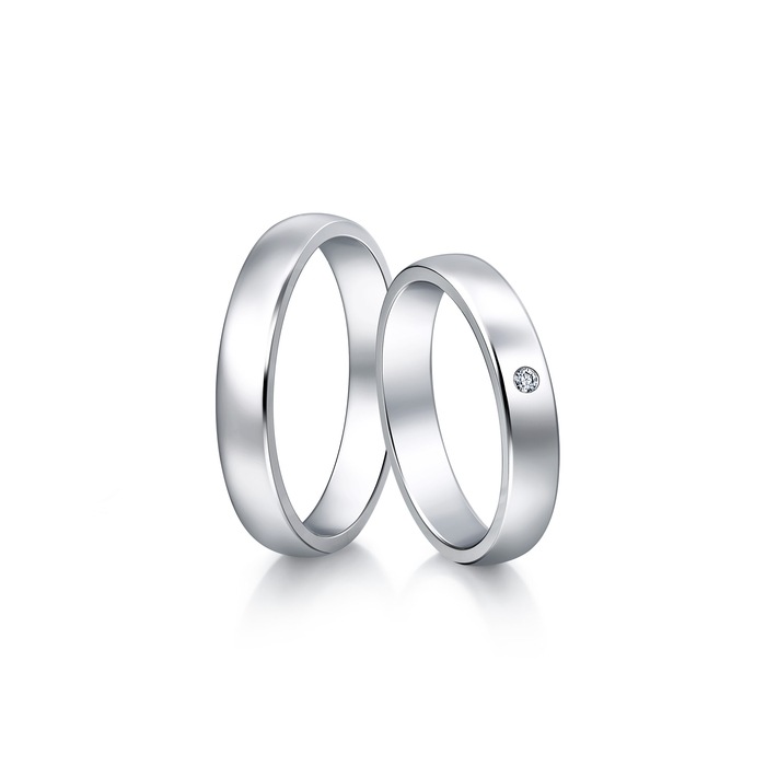 18K白色黄金 戒指 | 周生生珠寶 | 90447R - 5