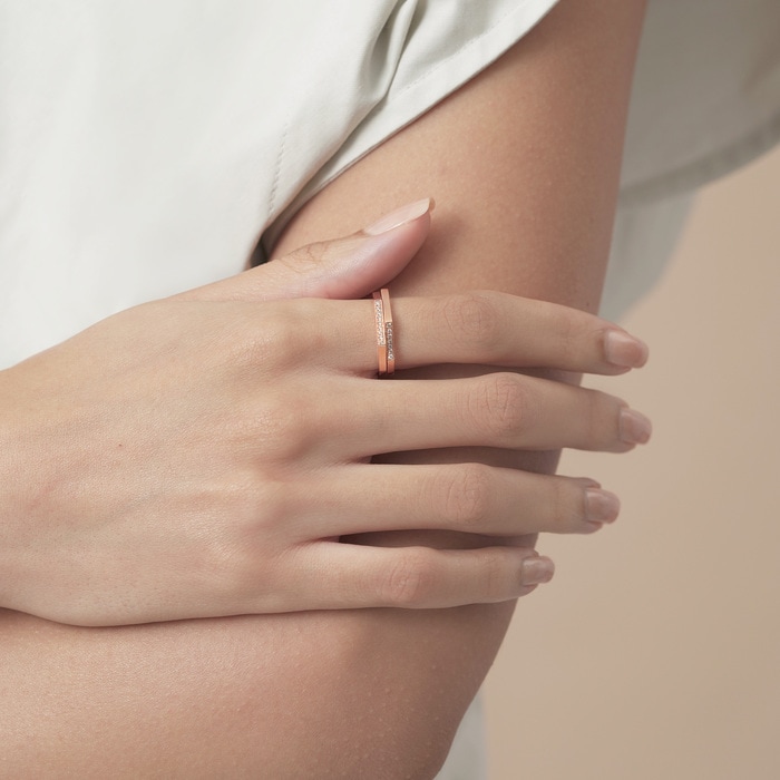 18K Rose Gold Ring | Chow Sang Sang Jewellery | 90602R - 2
