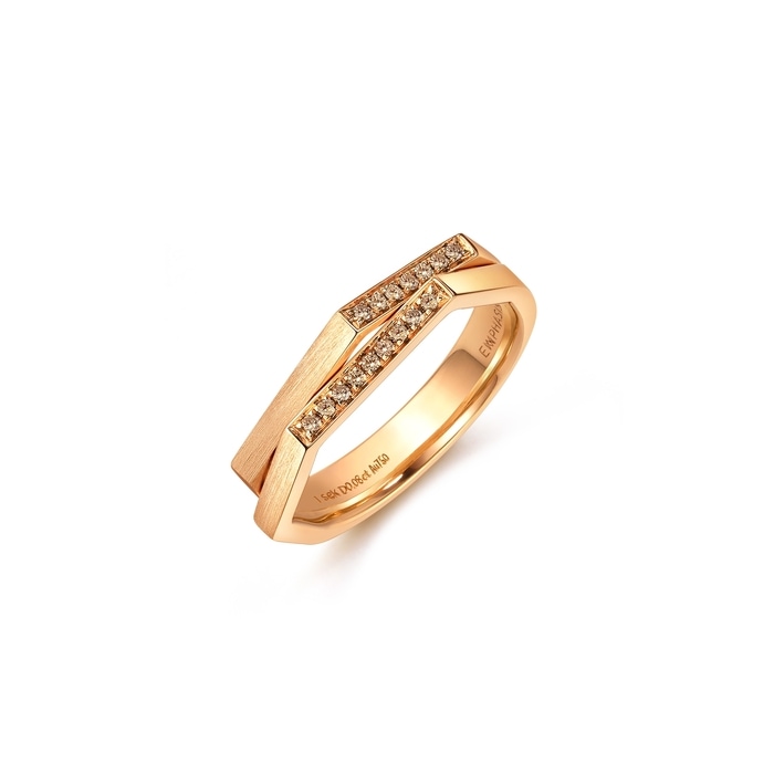 18K Rose Gold Ring | Chow Sang Sang Jewellery | 90602R - 1