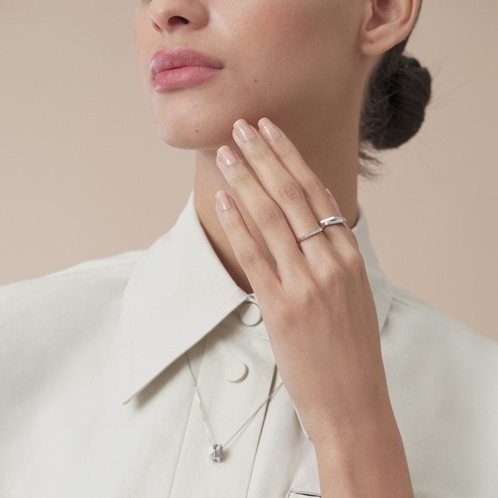 18K White Gold Ring | Chow Sang Sang Jewellery | 90603R - 3