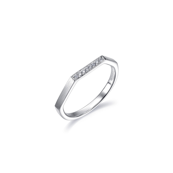 18K White Gold Ring | Chow Sang Sang Jewellery | 90603R - 1