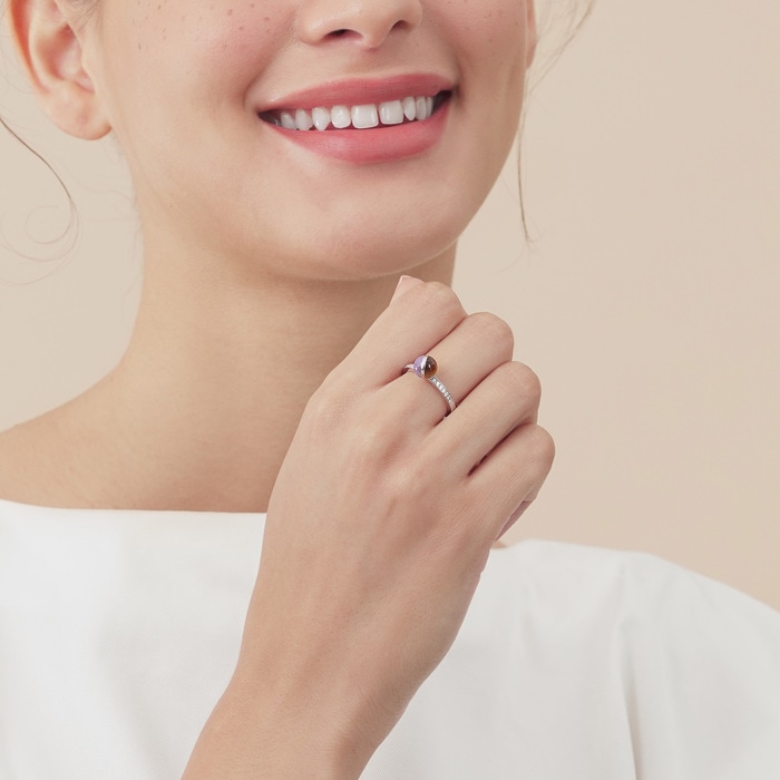 18K White Gold Ring | Chow Sang Sang Jewellery | 90736R - 3