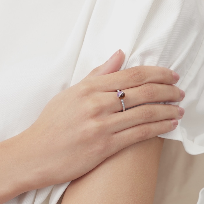 18K White Gold Ring | Chow Sang Sang Jewellery | 90736R - 2