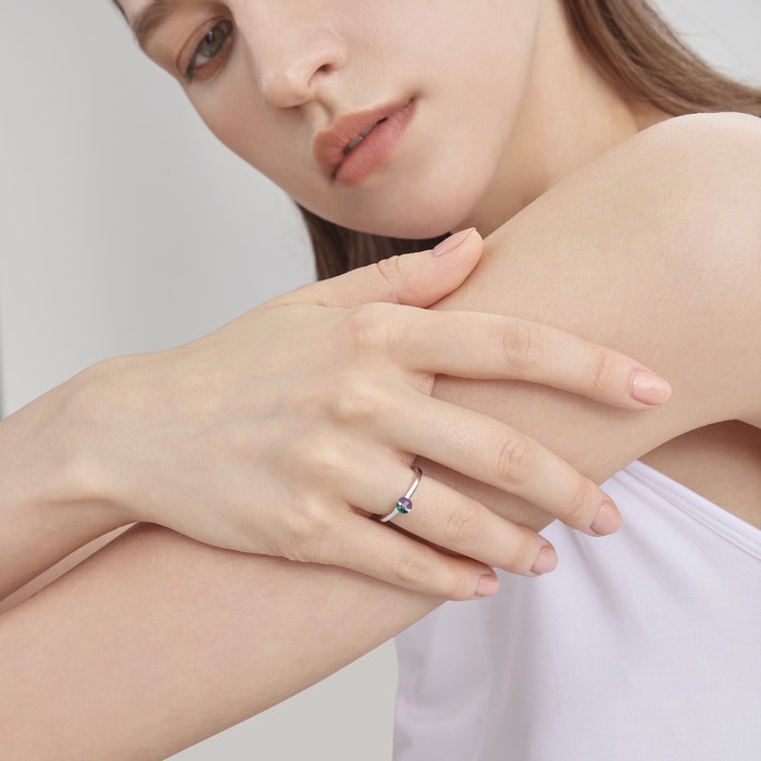 18K White Gold Ring | Chow Sang Sang Jewellery | 90835R - 3