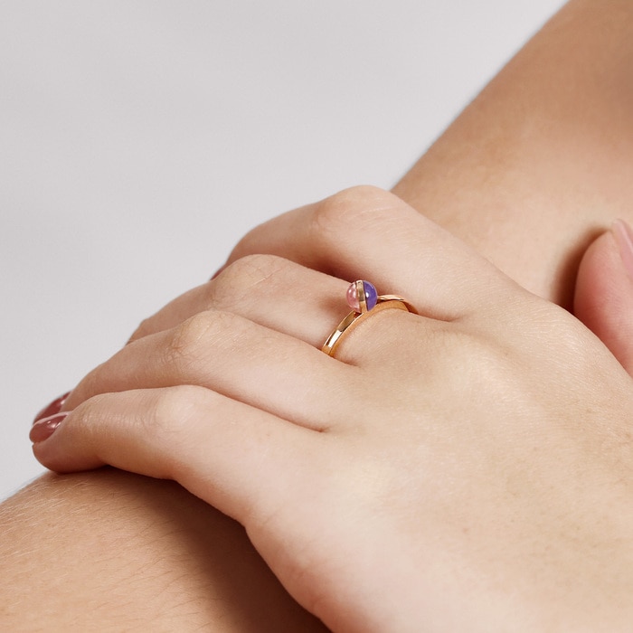 18K Rose Gold Ring | Chow Sang Sang Jewellery | 90868R - 2