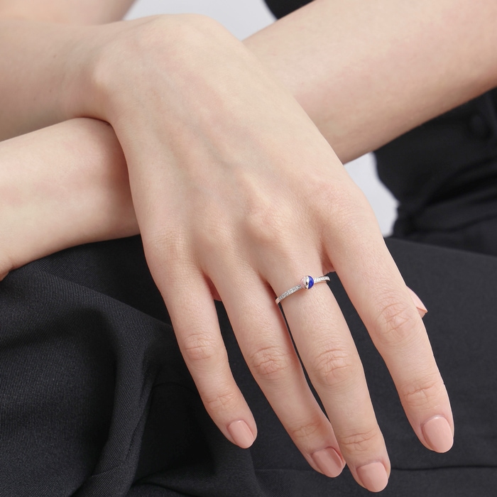 18K白色黄金 戒指 | 周生生珠寶 | 90870R - 2