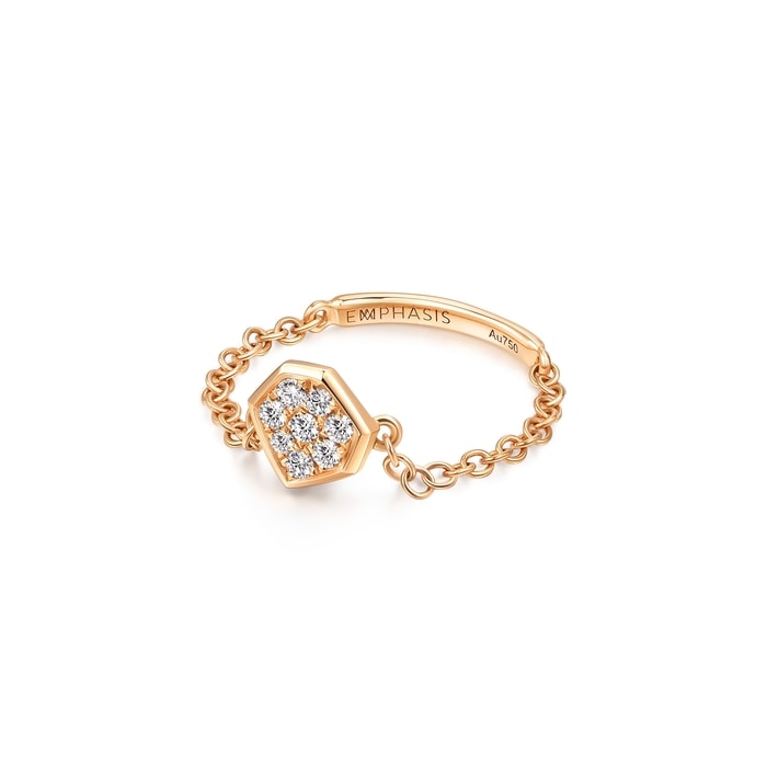 18K Rose Gold Ring | Chow Sang Sang Jewellery | 90969R - 4