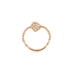 'Harmony' 18K Rose Gold Diamond Ring