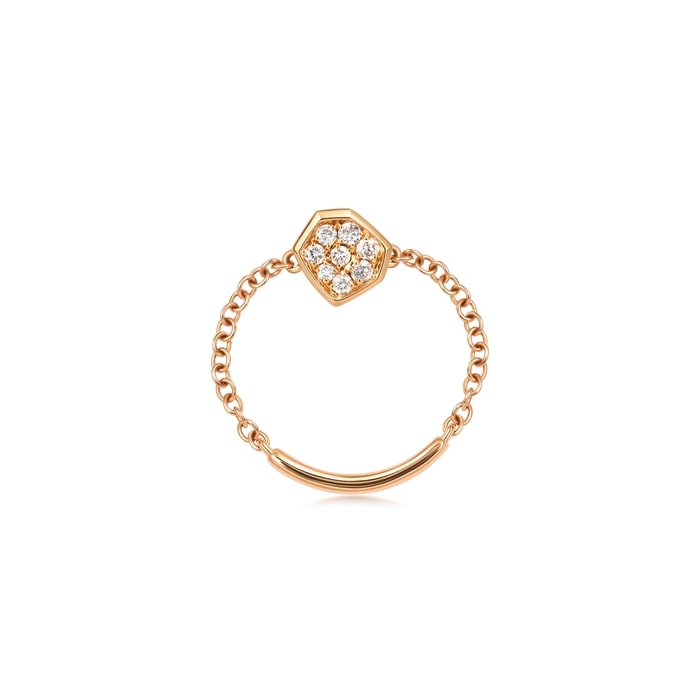 18K Rose Gold Ring | Chow Sang Sang Jewellery | 90969R - 1