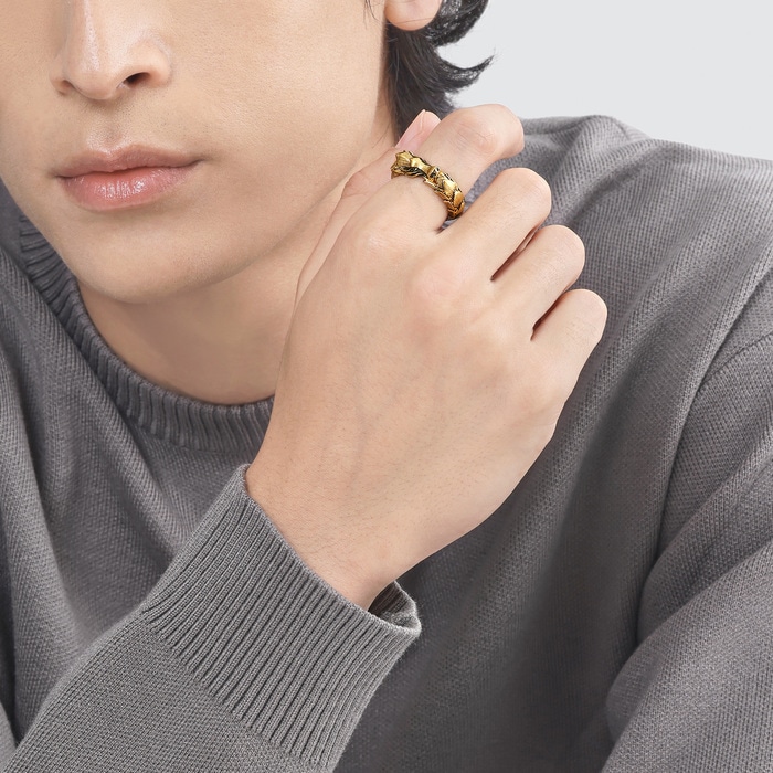 Solid Gold Ring | Chow Sang Sang Jewellery | Noir | 91029R - 3