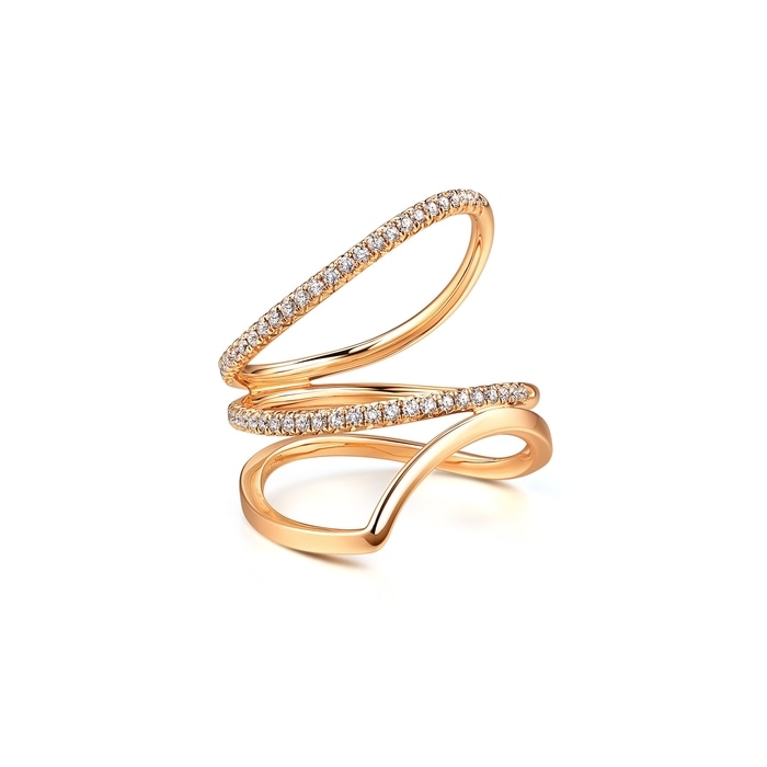 18K Rose Gold Ring | Chow Sang Sang Jewellery | 91405R - 4