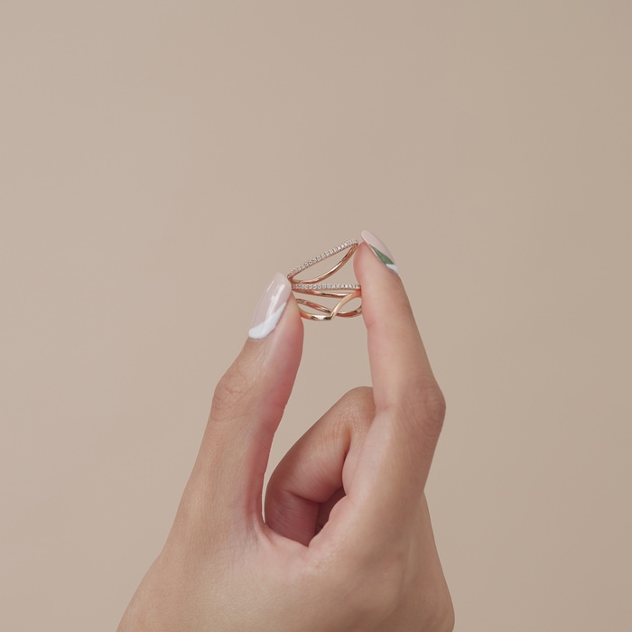 18K Rose Gold Ring | Chow Sang Sang Jewellery | 91405R - 2