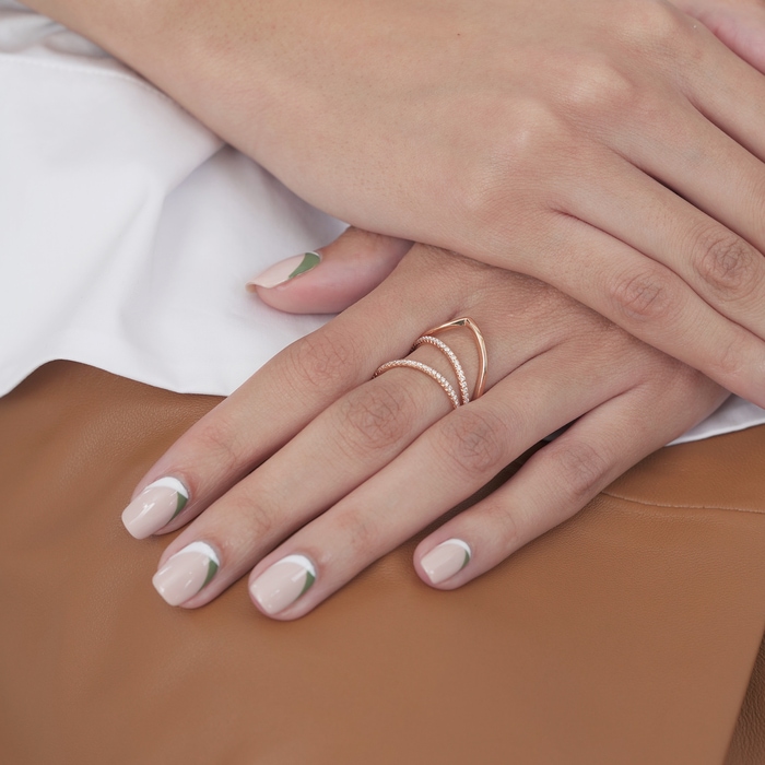 18K Rose Gold Ring | Chow Sang Sang Jewellery | 91405R - 3