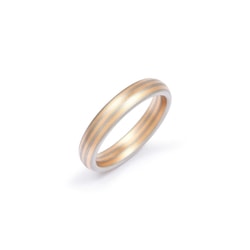 「相融」18K黃金及950鉑金戒指 (男戒)