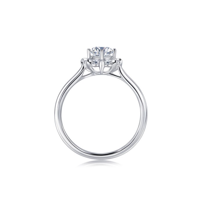 18K白色黄金 戒指 | 周生生珠寶 | 91469R - 5