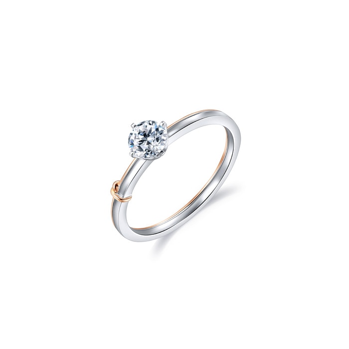 18K White & Rose Gold Ring | Chow Sang Sang Jewellery | 91561R - 4