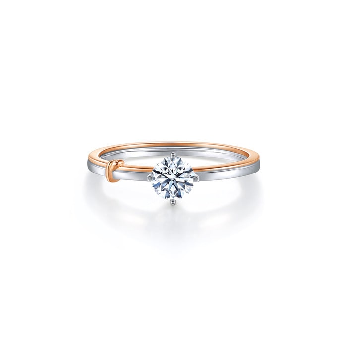 18K White & Rose Gold Ring | Chow Sang Sang Jewellery | 91561R - 1