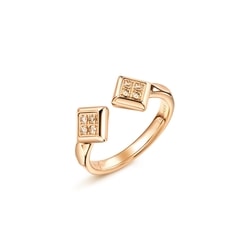 'Timeless' 18K Rose Gold Ring