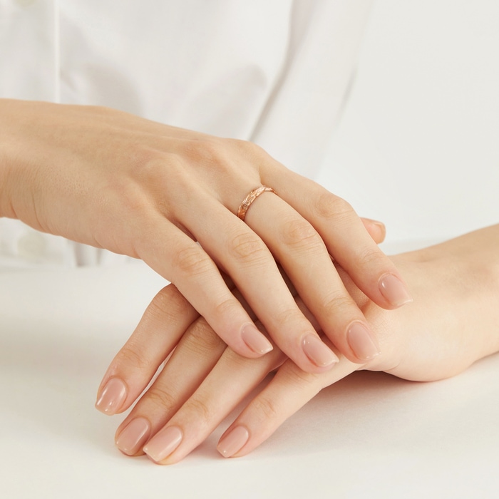 18K玫瑰金 戒指 | 周生生珠寶 | Love Decode 「愛情密語 」 | 91919R - 2