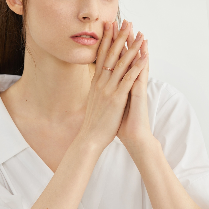 18K玫瑰金 戒指 | 周生生珠寶 | Love Decode 「愛情密語 」 | 91919R - 3