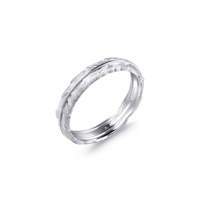 18K White Gold Ring | Chow Sang Sang Jewellery | Love Decode | 91920R - 1