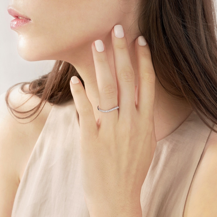 18K White Gold Ring | Chow Sang Sang Jewellery | 92334R - 2