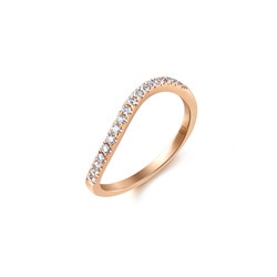 'Starry' 18K Rose Gold Diamond Ring
