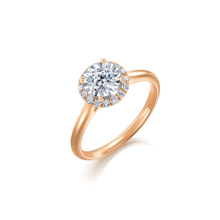18K White & Rose Gold Ring | Chow Sang Sang Jewellery | Daily Luxe | 92982R - 4
