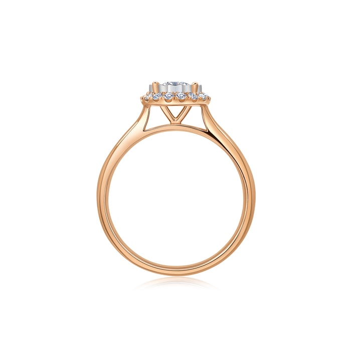 18K White & Rose Gold Ring | Chow Sang Sang Jewellery | Daily Luxe | 92982R - 5