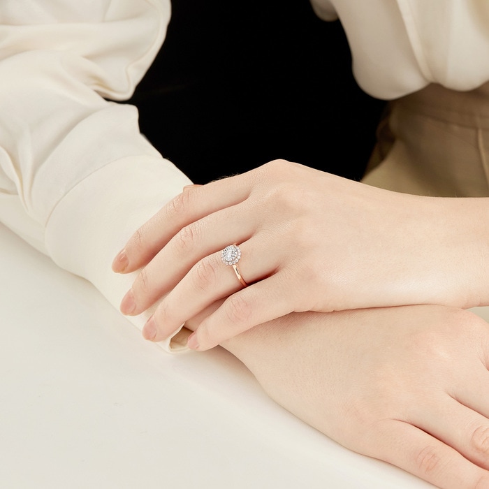 18K White & Rose Gold Ring | Chow Sang Sang Jewellery | Daily Luxe | 92982R - 2