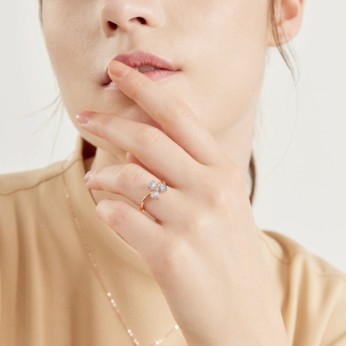 18K白色黄金及玫瑰金 戒指 | 周生生珠寶 | Daily Luxe | 93031R - 2