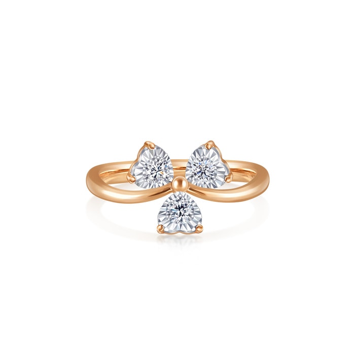 18K白色黄金及玫瑰金 戒指 | 周生生珠寶 | Daily Luxe | 93031R - 4