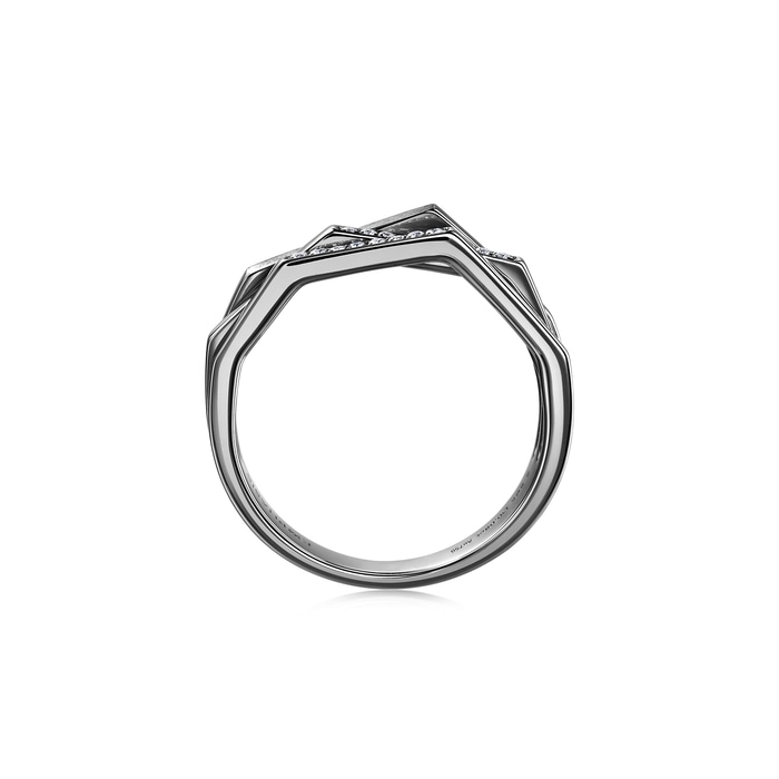 18K Black Gold Ring | Chow Sang Sang Jewellery | 93048R - 5