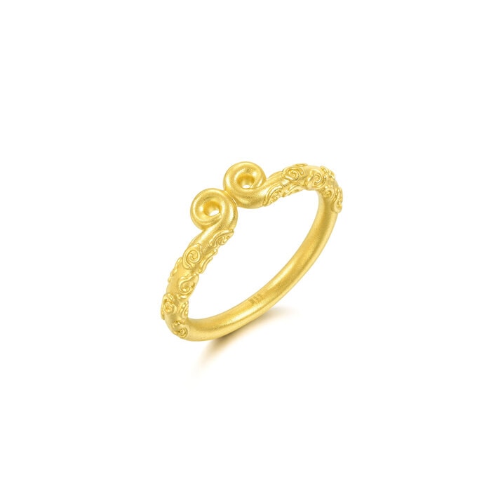Solid Gold Ring | Chow Sang Sang Jewellery | Love Decode | 93200R - 1