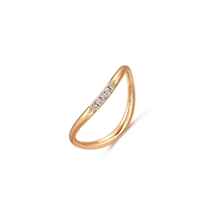 18K Rose Gold Ring | Chow Sang Sang Jewellery | 93486R - 1
