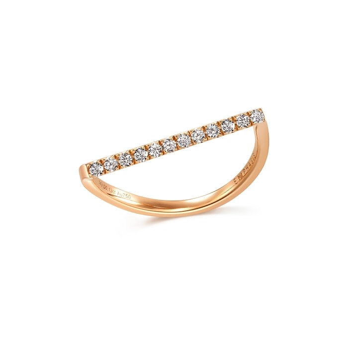 18K Rose Gold Ring | Chow Sang Sang Jewellery | 93487R - 4