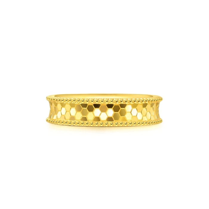 Mirror Gold - 999 Gold Ring | 93547R(~0.190 tael) | Chow