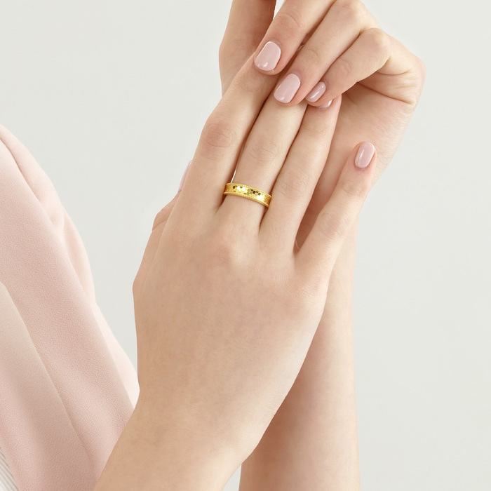 Mirror Gold - 999 Gold Ring | 93547R(~0.190 tael) | Chow