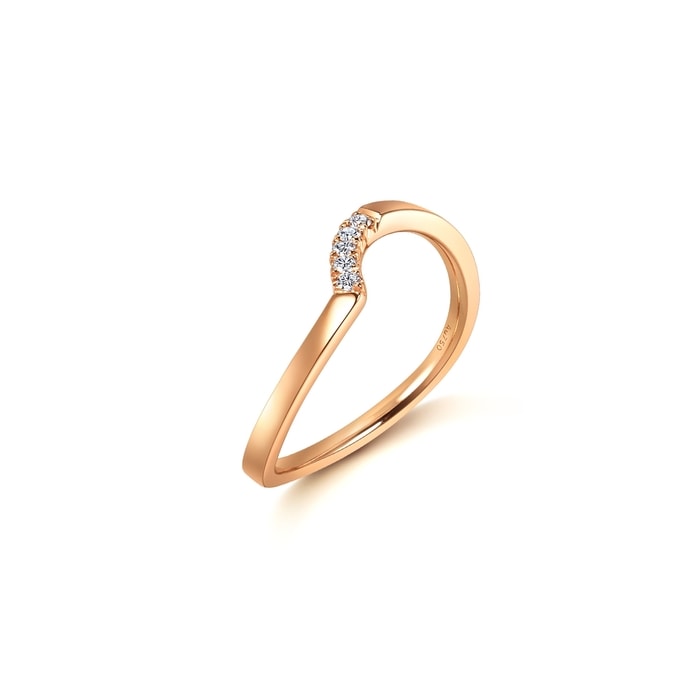 18K Rose Gold Ring | Chow Sang Sang Jewellery | 93554R - 1