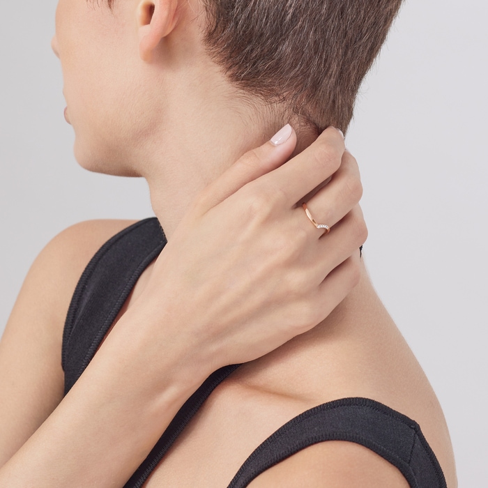 18K Rose Gold Ring | Chow Sang Sang Jewellery | 93554R - 3