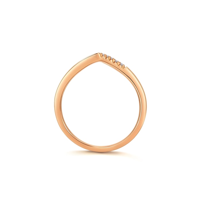 18K Rose Gold Ring | Chow Sang Sang Jewellery | 93554R - 5
