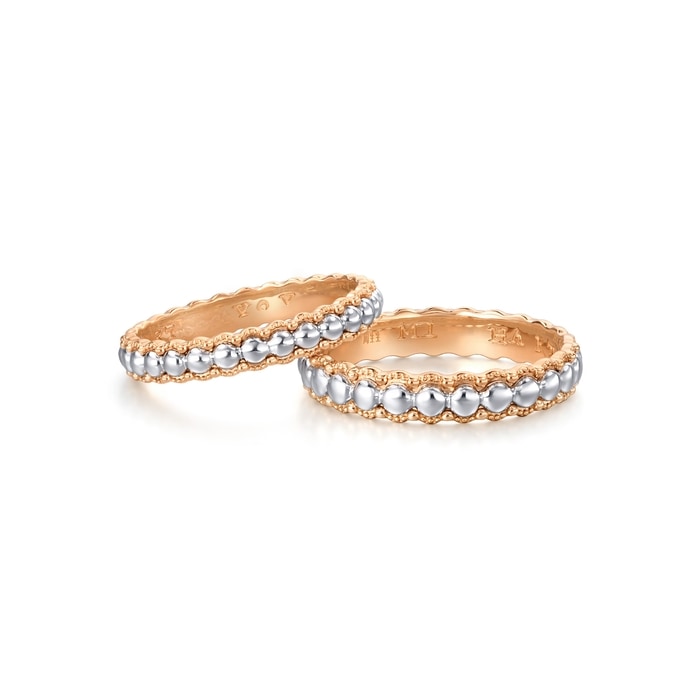 18K黃金及950鉑金 戒指 | 周生生珠寶 | 93688R - 7