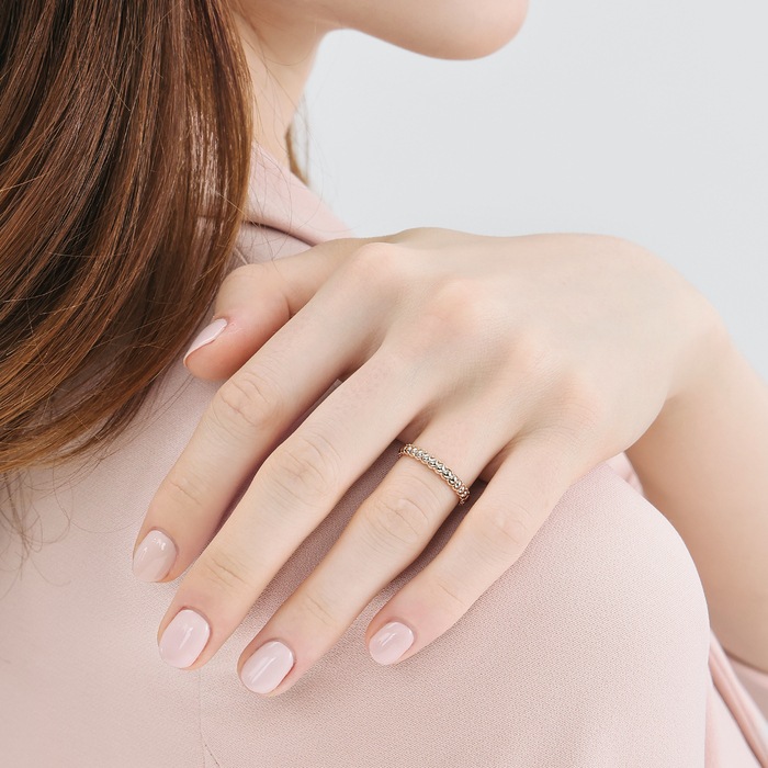 18K黃金及950鉑金 戒指 | 周生生珠寶 | 93688R - 2