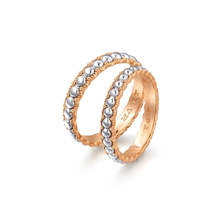 18K黃金及950鉑金 戒指 | 周生生珠寶 | 93688R - 8