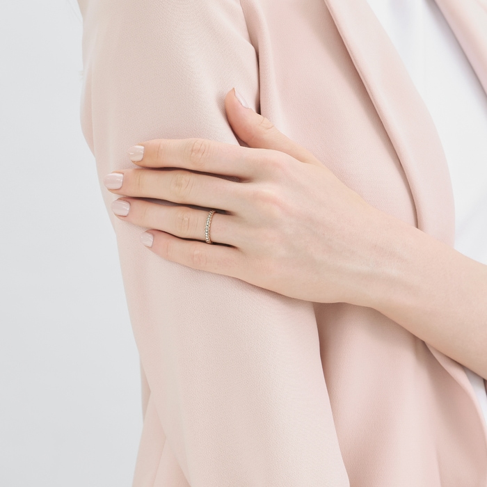 18K黃金及950鉑金 戒指 | 周生生珠寶 | 93688R - 3