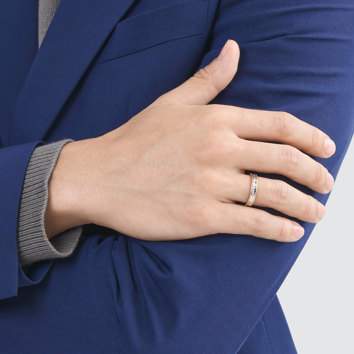 18K黃金及950鉑金 戒指 | 周生生珠寶 | 93713R - 2